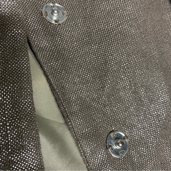 VERO Moda M cropped metallic thread minimalist blazer - Picture 3 of 7